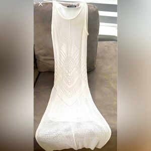 HKR Long White Beach Dress